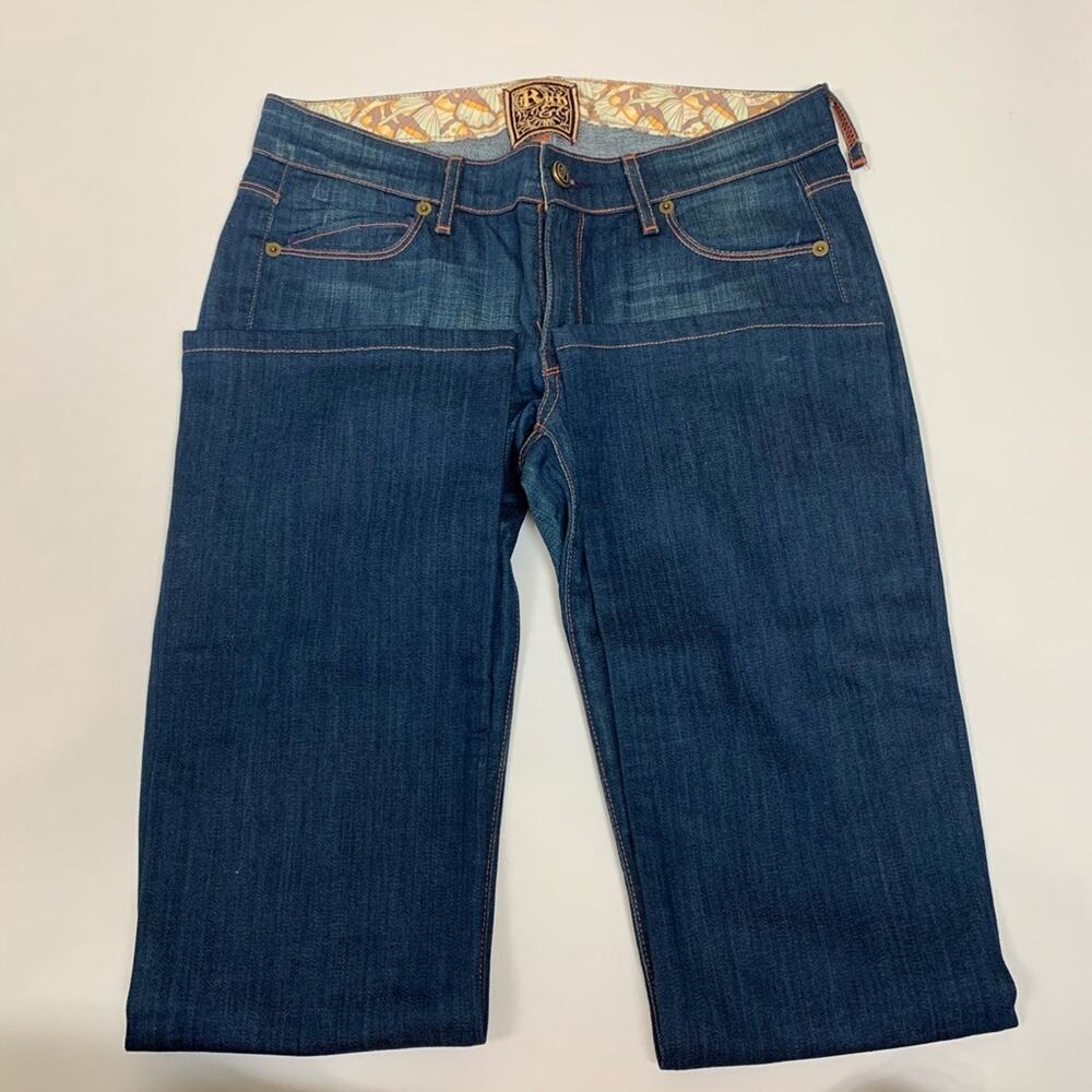 Rich & Skinny Dark Blue Straight Leg Jeans